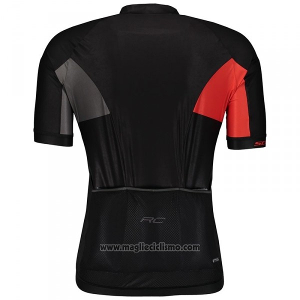 2018 Abbigliamento Ciclismo Castelli Grigio Rosso Nero Manica Corta e Salopette