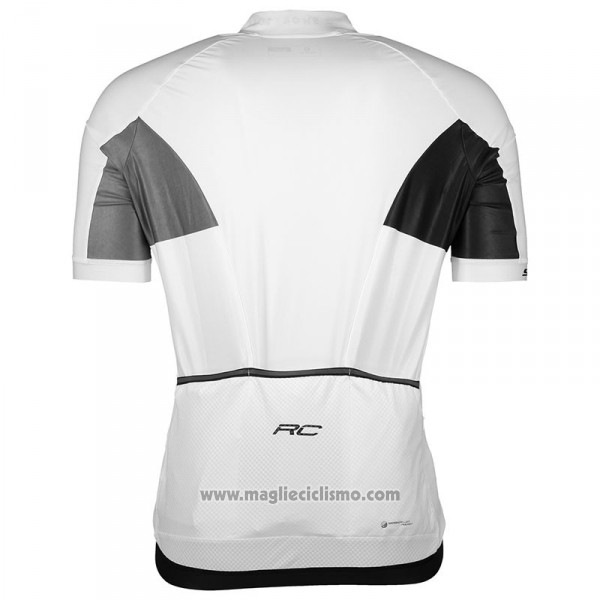 2018 Abbigliamento Ciclismo Scott RC Grigio Bianco Manica Corta e Salopette
