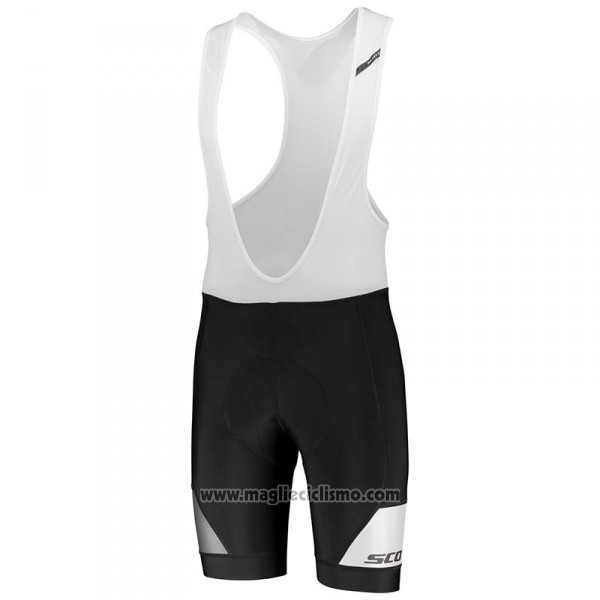 2018 Abbigliamento Ciclismo Scott RC Grigio Bianco Manica Corta e Salopette