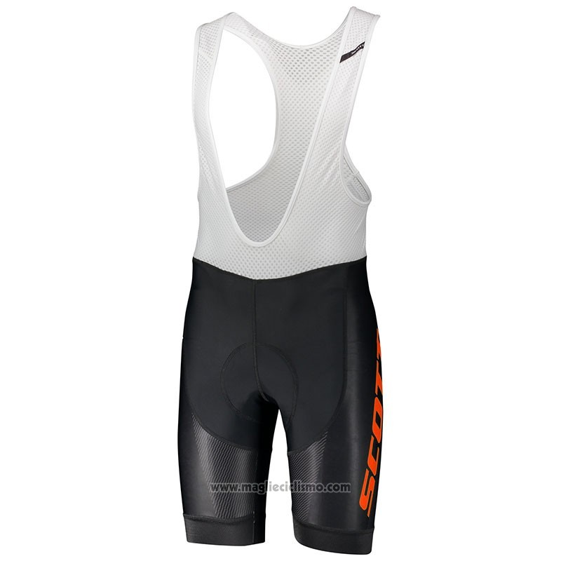2018 Abbigliamento Ciclismo Scott RC Nero Manica Corta e Salopette