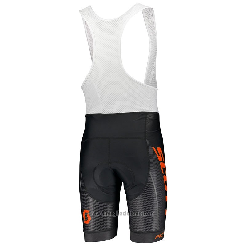 2018 Abbigliamento Ciclismo Scott RC Nero Manica Corta e Salopette
