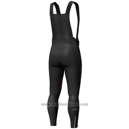 2019 Abbigliamento Ciclismo Scott RC FF Rosso Nero Manica Lunga e Salopette