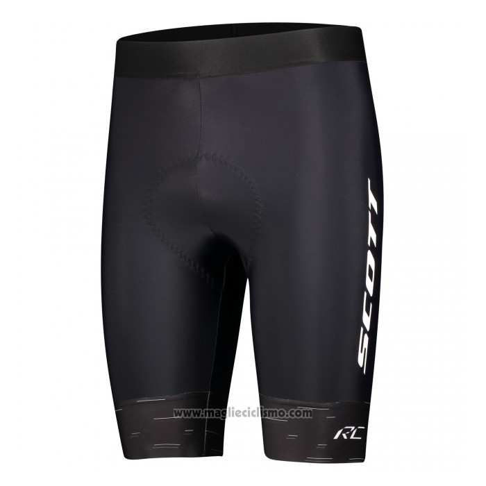 2021 Abbigliamento Ciclismo Scott Bianco Manica Corta e Salopette