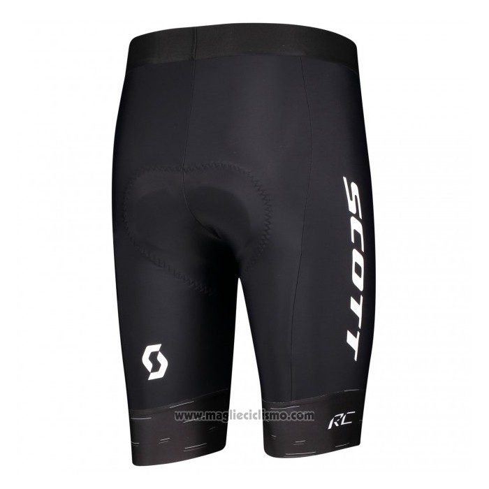 2021 Abbigliamento Ciclismo Scott Bianco Manica Corta e Salopette