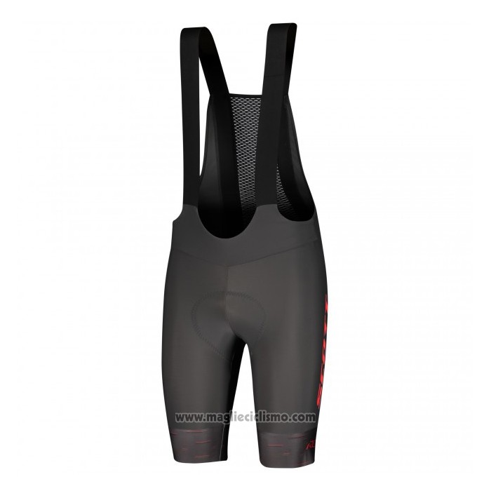 2021 Abbigliamento Ciclismo Scott Spento Arancione Manica Corta e Salopette