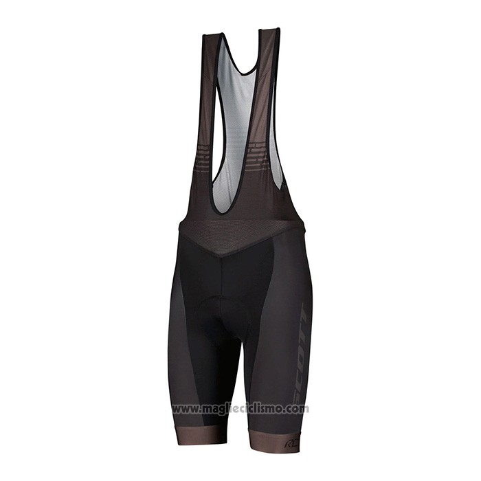 2022 Abbigliamento Ciclismo Scott Blu Manica Corta e Salopette
