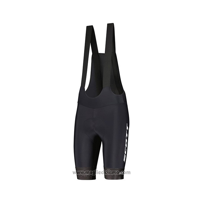2022 Abbigliamento Ciclismo Scott Rosso Bianco Manica Corta e Salopette