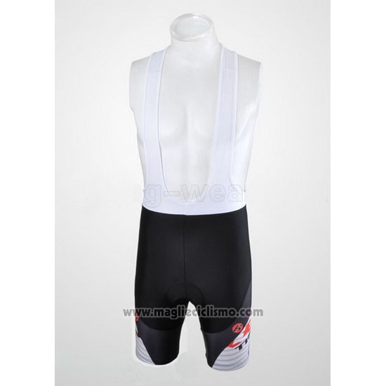 2010 Abbigliamento Ciclismo Shimano Bianco e Nero Manica Corta e Salopette