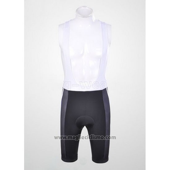 2011 Abbigliamento Ciclismo Shimano Blu e Bianco Manica Corta e Salopette