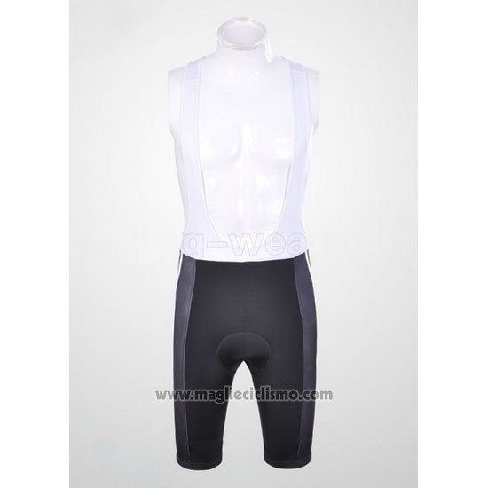 2011 Abbigliamento Ciclismo Shimano Rosso e Nero Manica Corta e Salopette