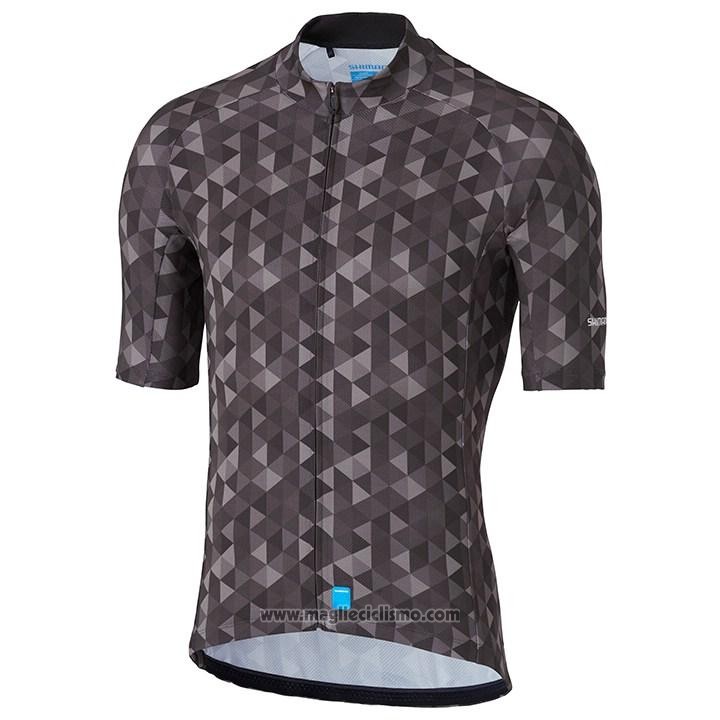 2020 Abbigliamento Ciclismo Shimano Marrone Manica Corta e Salopette