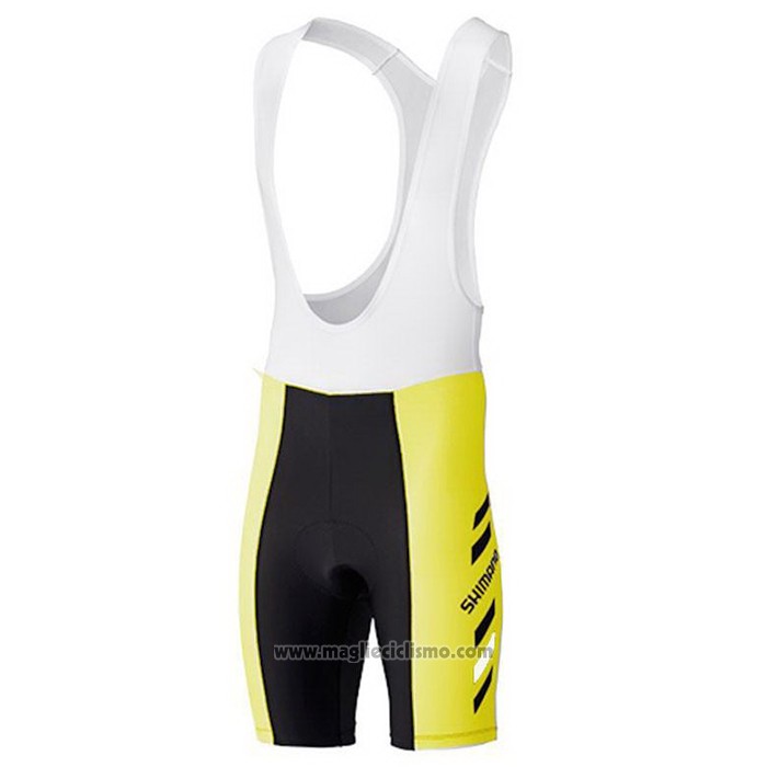 2021 Abbigliamento Ciclismo Shimano Bianco Manica Corta e Salopette