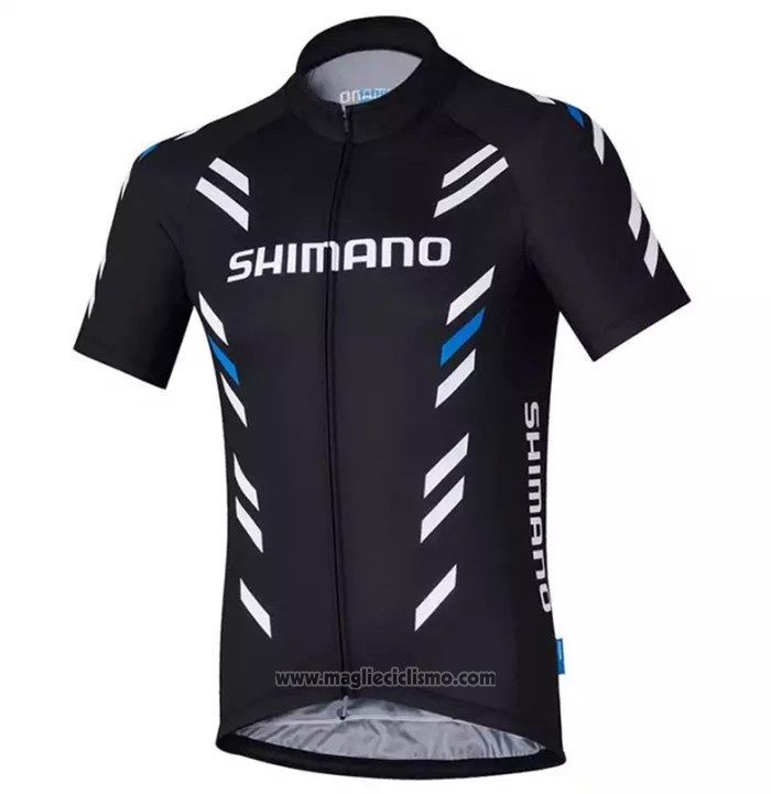 2021 Abbigliamento Ciclismo Shimano Nero Manica Corta e Salopette