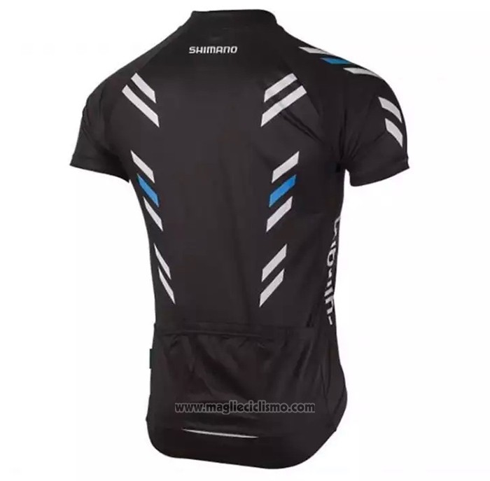 2021 Abbigliamento Ciclismo Shimano Nero Manica Corta e Salopette
