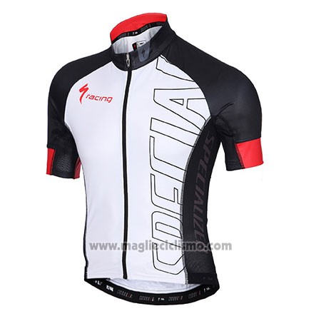 2015 Abbigliamento Ciclismo Specialized Nero e Bianco Manica Corta e Salopette