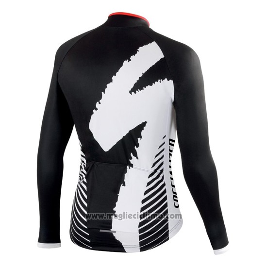2016 Abbigliamento Ciclismo Specialized Ml Scuro Nero Manica Lunga e Salopette