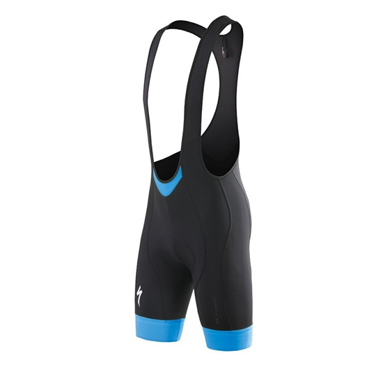 2016 Abbigliamento Ciclismo Specialized Nero Bianco Blu Manica Corta e Salopette