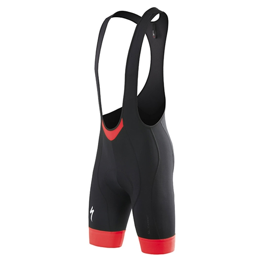 2016 Abbigliamento Ciclismo Specialized Rosso Bianco Nero Manica Corta e Salopette