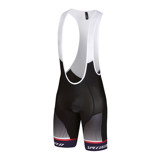 2018 Abbigliamento Ciclismo Specialized Bianco Viola Manica Corta e Salopette