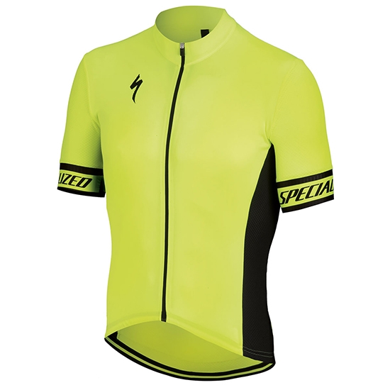 2018 Abbigliamento Ciclismo Specialized Giallo Nero Manica Corta e Salopette