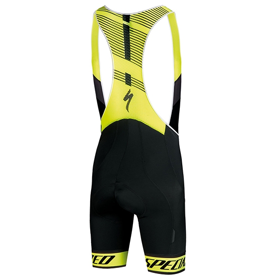 2018 Abbigliamento Ciclismo Specialized Giallo Nero Manica Corta e Salopette