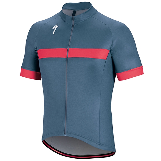2018 Abbigliamento Ciclismo Specialized Grigio Rosa Bianco Manica Corta e Salopette
