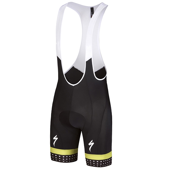 2018 Abbigliamento Ciclismo Specialized Nero Giallo Manica Corta e Salopette
