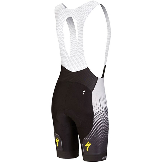 2018 Abbigliamento Ciclismo Specialized Nero Grigio Giallo Manica Corta e Salopette