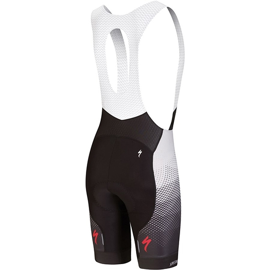 2018 Abbigliamento Ciclismo Specialized Nero Grigio Rosa Manica Corta e Salopette