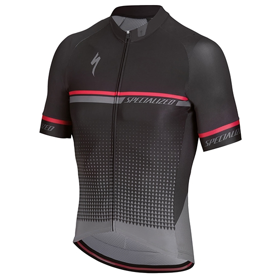 2018 Abbigliamento Ciclismo Specialized Nero Grigion Rosso Manica Corta e Salopette