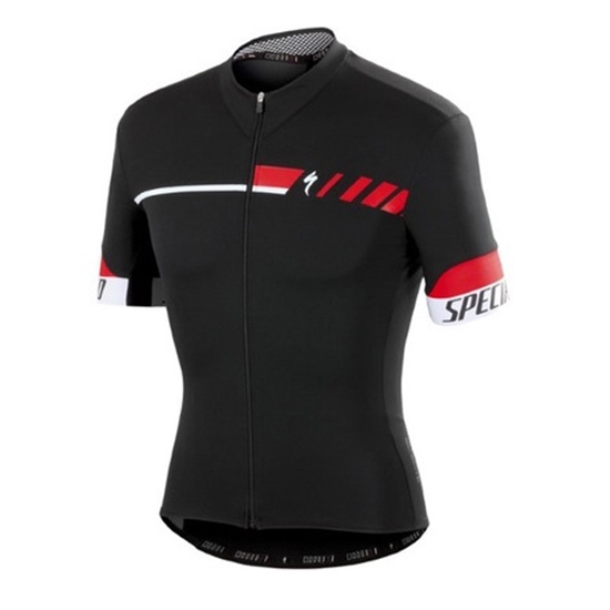 2018 Abbigliamento Ciclismo Specialized Nero Rosso Bianco Manica Corta e Salopette