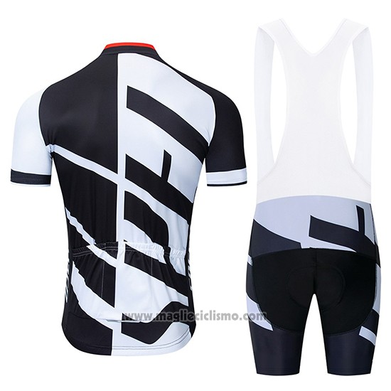 2019 Abbigliamento Ciclismo Specialized Bianco Nero Manica Corta e Salopette