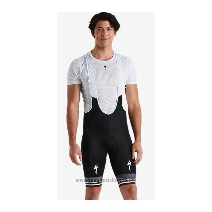2021 Abbigliamento Ciclismo Specialized Nero Manica Corta e Salopette