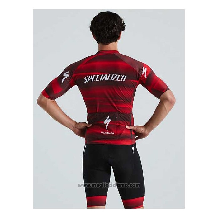 2021 Abbigliamento Ciclismo Specialized Rosso Manica Corta e Salopette