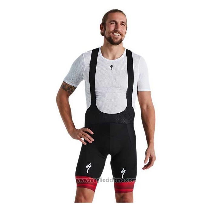 2021 Abbigliamento Ciclismo Specialized Rosso Manica Corta e Salopette