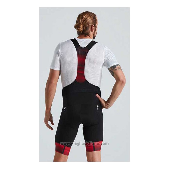 2021 Abbigliamento Ciclismo Specialized Rosso Manica Corta e Salopette