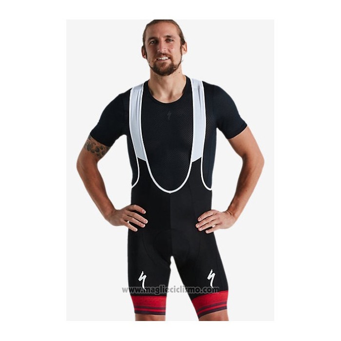 2021 Abbigliamento Ciclismo Specialized Scuro Rosso Manica Corta e Salopette