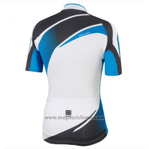 2016 Abbigliamento Ciclismo Sportful Bianco e Blu Manica Corta e Salopette