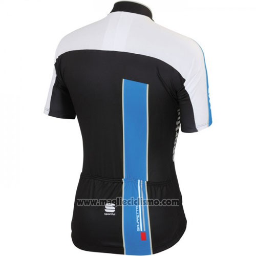 2016 Abbigliamento Ciclismo Sportful Nero Blu Manica Corta e Salopette