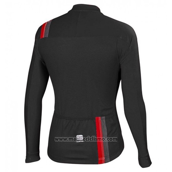2016 Abbigliamento Ciclismo Sportful Nero Manica Lunga e Salopette