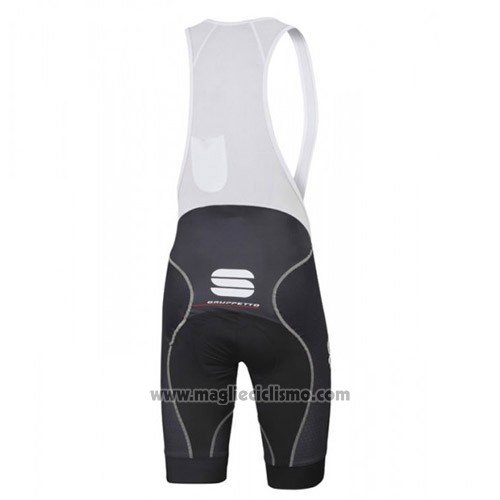 2016 Abbigliamento Ciclismo Sportful Nero e Verde Manica Corta e Salopette