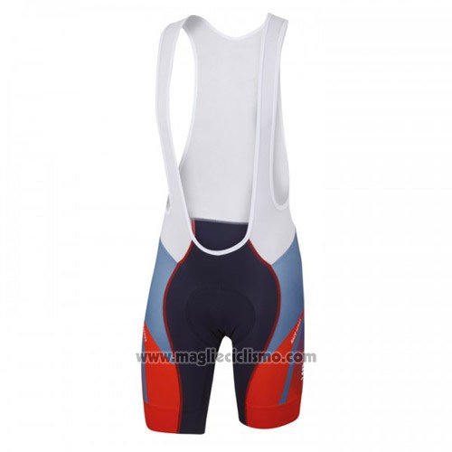 2016 Abbigliamento Ciclismo Sportful Rosso e Blu Manica Corta e Salopette