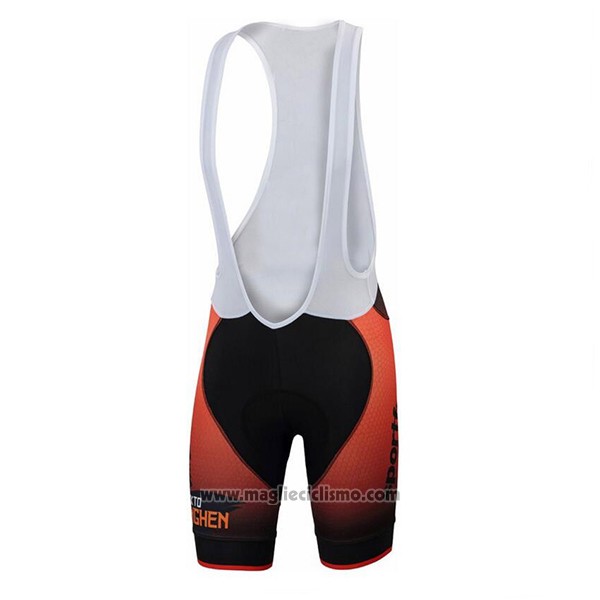 2017 Abbigliamento Ciclismo Sportful Arancione Manica Corta e Salopette