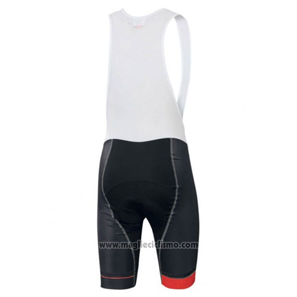 2017 Abbigliamento Ciclismo Sportful Sc Bianco Manica Corta e Salopette