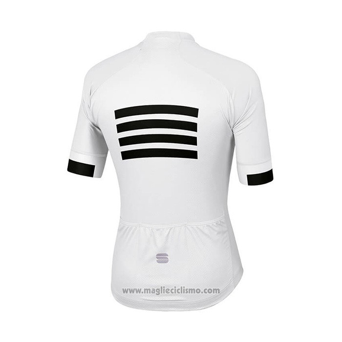 2021 Abbigliamento Ciclismo Sportful Bianco Manica Corta e Salopette
