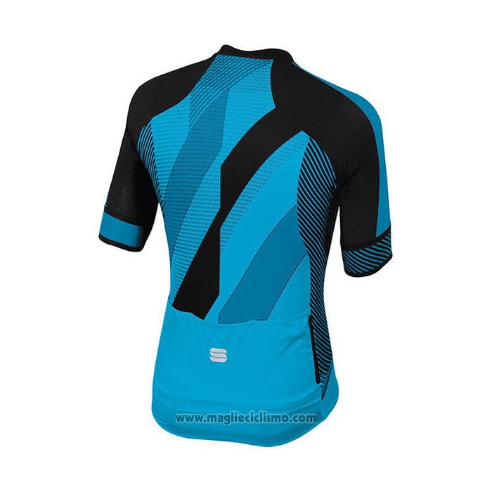 2021 Abbigliamento Ciclismo Sportful Blu Nero Manica Corta e Salopette