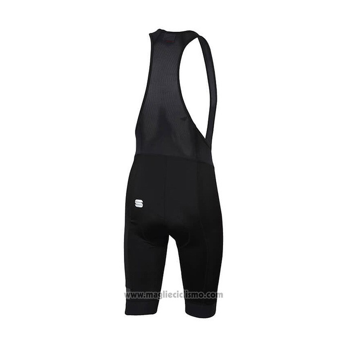 2021 Abbigliamento Ciclismo Sportful Nero Manica Corta e Salopette