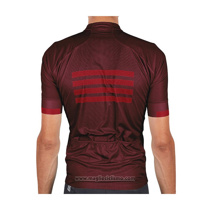 2021 Abbigliamento Ciclismo Sportful Spento Rosso Manica Corta e Salopette