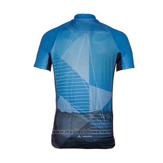 2018 Abbigliamento Ciclismo Vaude Majura Blu Manica Corta e Salopette