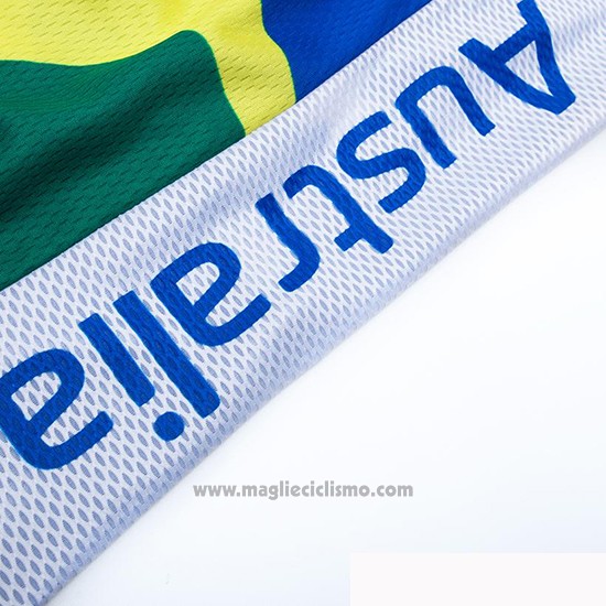 2019 Abbigliamento Ciclismo Australia Manica Corta e Salopette